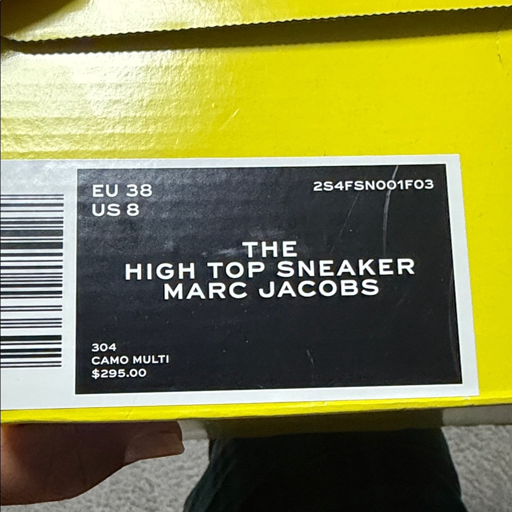 Marc Jacobs Black and Brown High-Top Sneakers - Picture 7 of 8